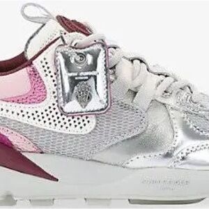 Kurt Geiger - Kurt Runner Leather And Mesh Trainers